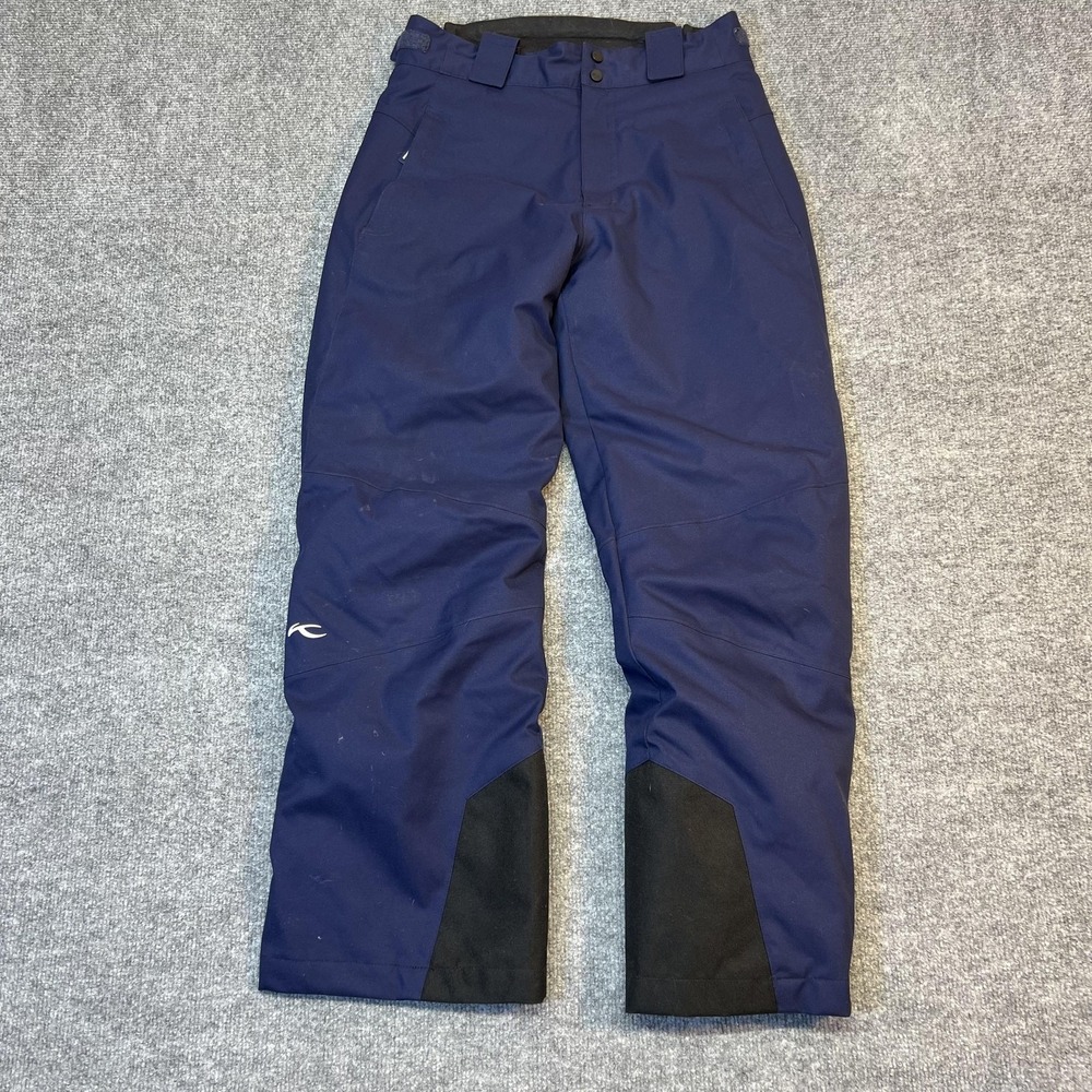 KJUS Snow Pants Boys 14 Blue Insulated Ski Snowboard Winter Warm Outdoor 164